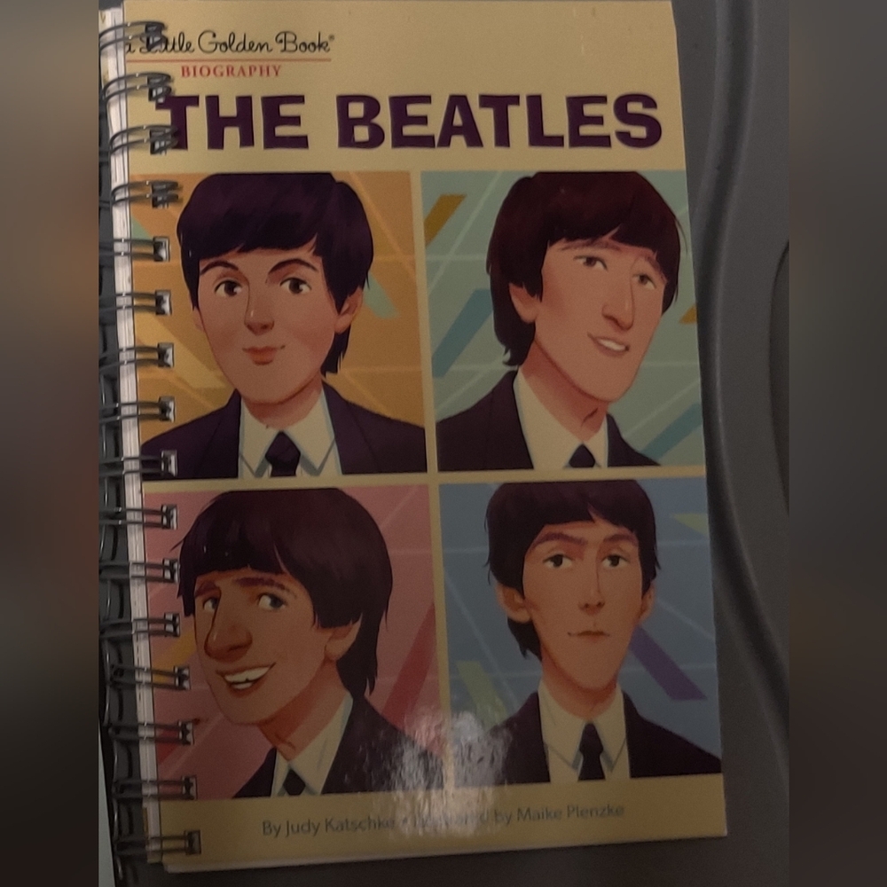 Repurposed Little Golden Book/Journal (The Beatles)